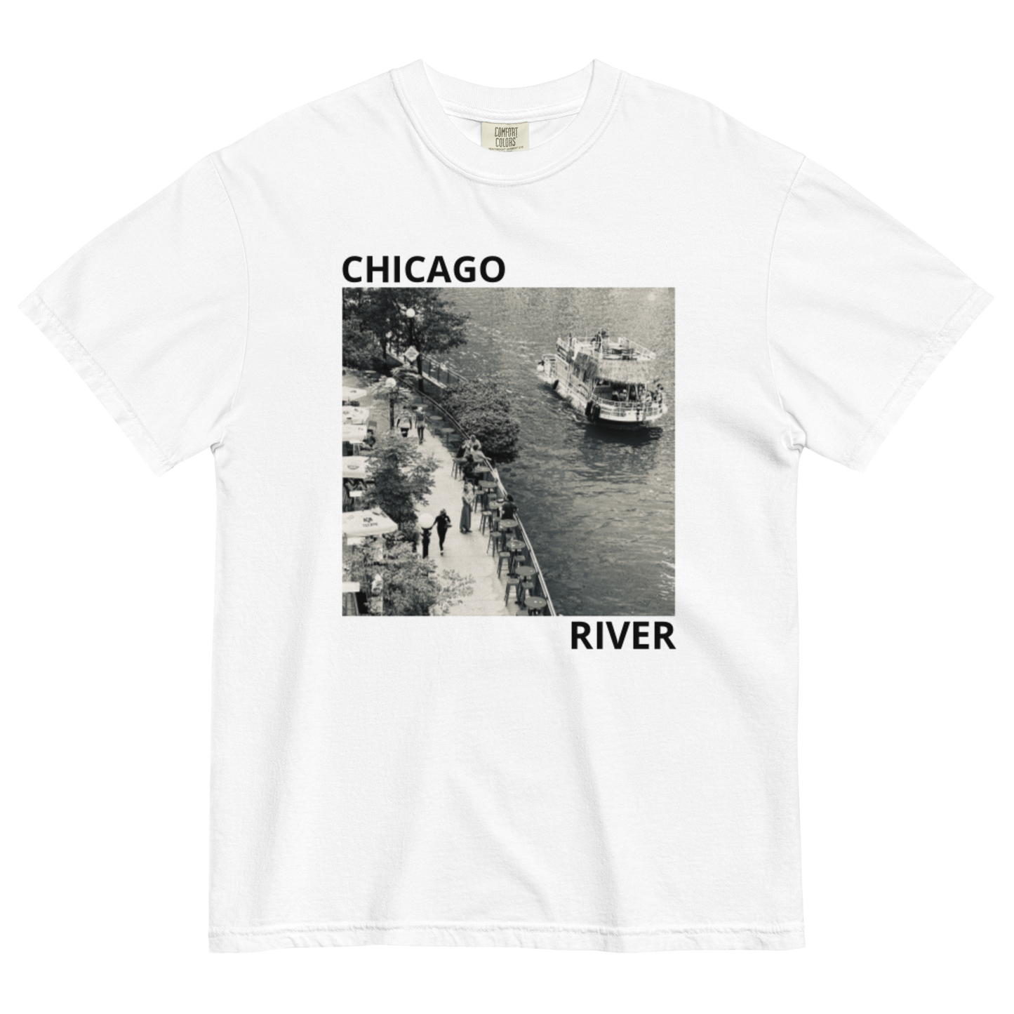 Chicago River Unisex Heavyweight Tee